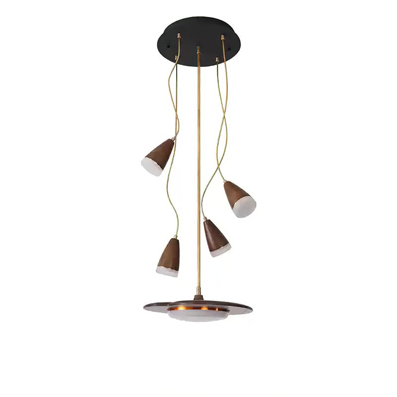 Calder Blossom Chandelier - Modern Floral Crystal Ceiling Light Fixture for Dining Room, Living Room & Bedroom Decor