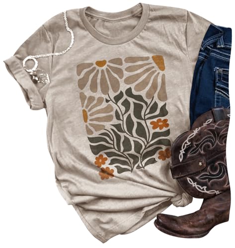 Floral-cream Grey