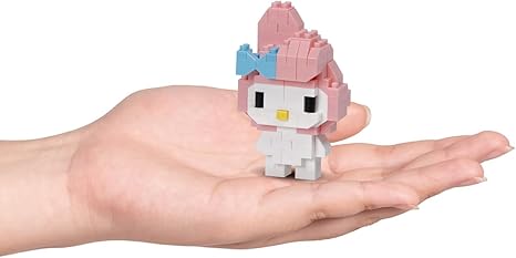 Nanoblock Sanrio Series My Melody Ver. 2 Building Blocks Kit - Cute DIY Miniature Model for Collectors & Sanrio Fans | Perfect Gift for Birthday, Home Decor, and Kawaii Anime Lovers