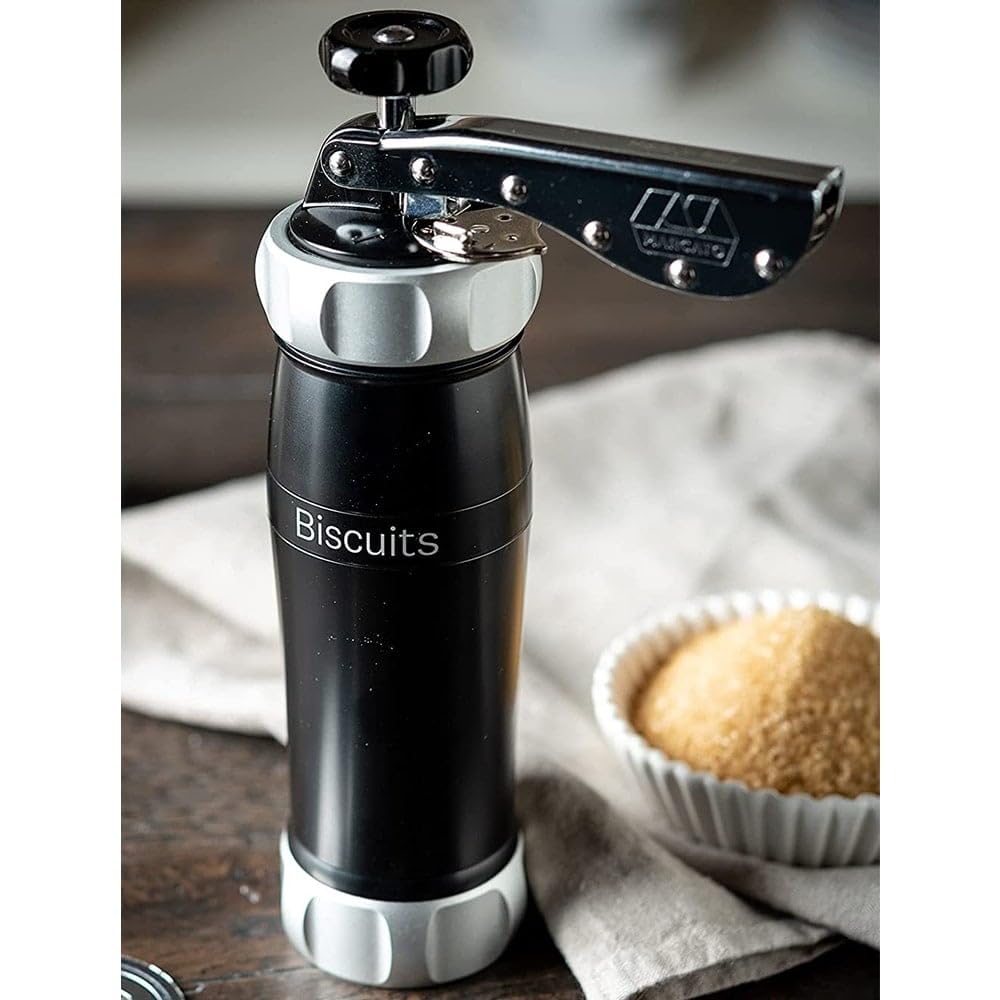 Marcato Biscotti Maker - Premium Anodized Aluminum Cookie Press for Italian Biscotti Baking - Perfect for Holiday Gifts, Coffee Pairings & Italian Dessert Making