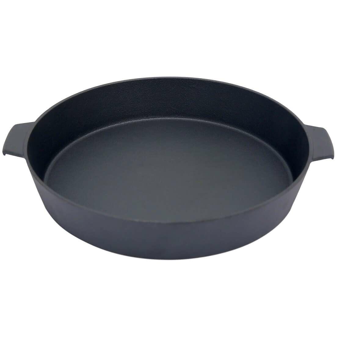 Big Green Egg 10.5 Inch Cast Iron Skillet - Pre-Seasoned, Heavy Duty Skillet for Grilling, Searing & Baking - Perfect for Outdoor Cooking, Camping & BBQ (Model 120144)
