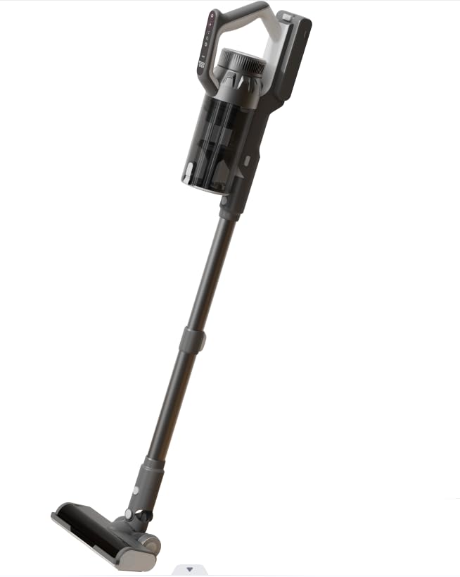 23000Pa Powerful Cordless Vacuum Cleaner Rechargeable - XL Dust Cup, LED Headlights, 45min Runtime, 3 Modes - Lightweight Stick Vac for Carpet, Hardwood Floors & Pet Hair (Black) | Perfect for Home Cleaning, Car Detailing & Pet Owners