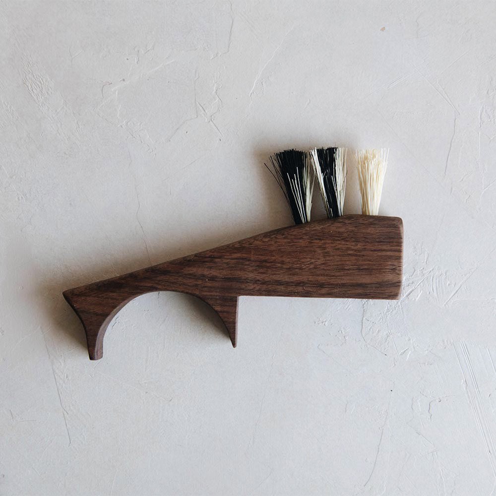 Premium Medium Wooden Counter Brush No. MT0978 - Natural Wood Handle for Kitchen, Bar & Restaurant Cleaning - Perfect for Countertops, Tables & Hard Surfaces