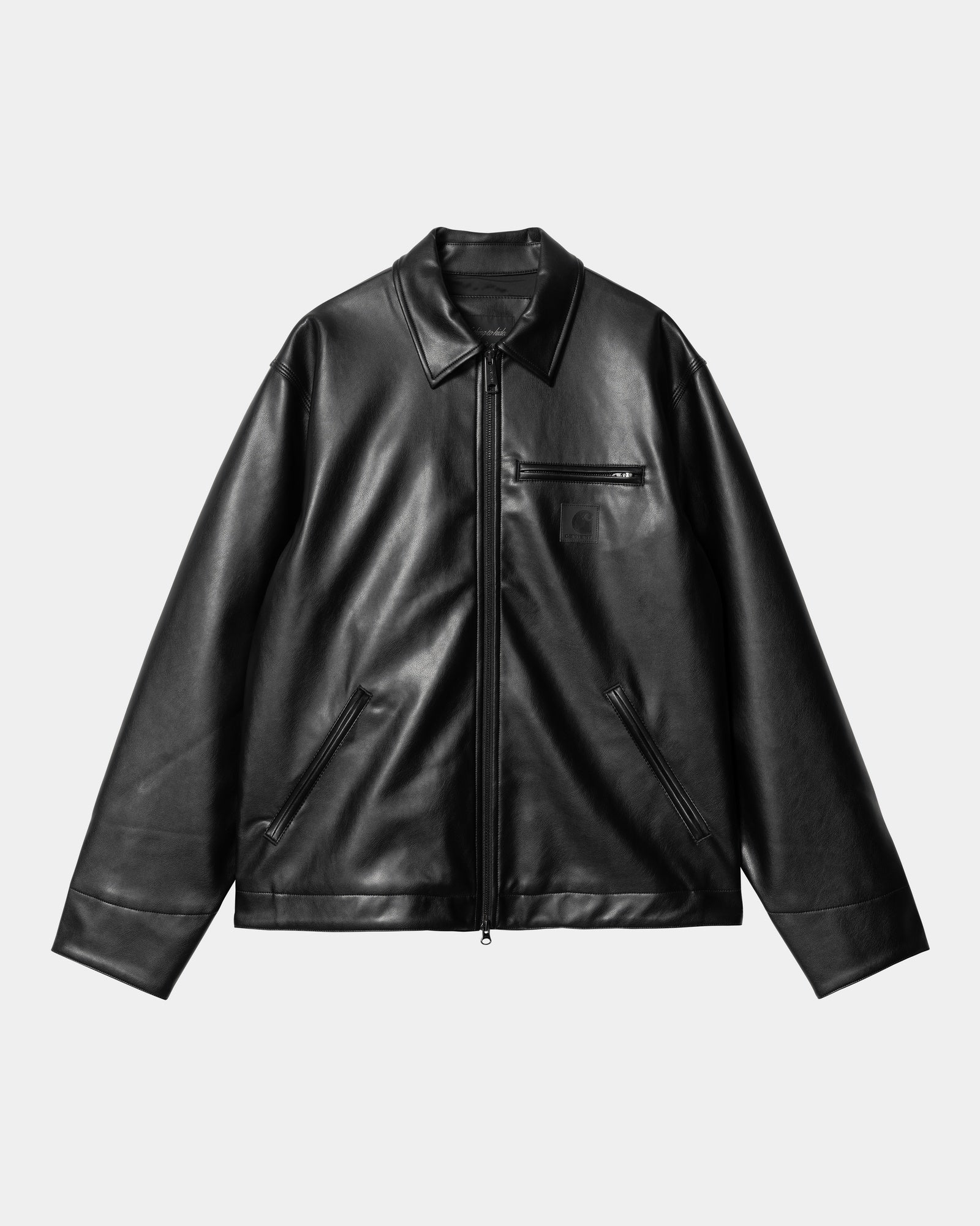 Men's Detroit PU Leather Jacket - Black | Vintage Biker Style Motorcycle Jacket for Men | Perfect for Riding, Casual Wear & Outdoor Adventures