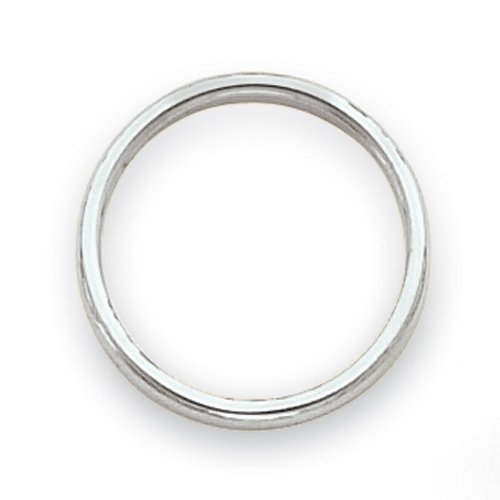 14K White Gold 2mm Polished Wedding Band Ring for Women & Men - Elegant Solid Gold Wedding Ring for Bridal, Engagement, Anniversary & Everyday Wear