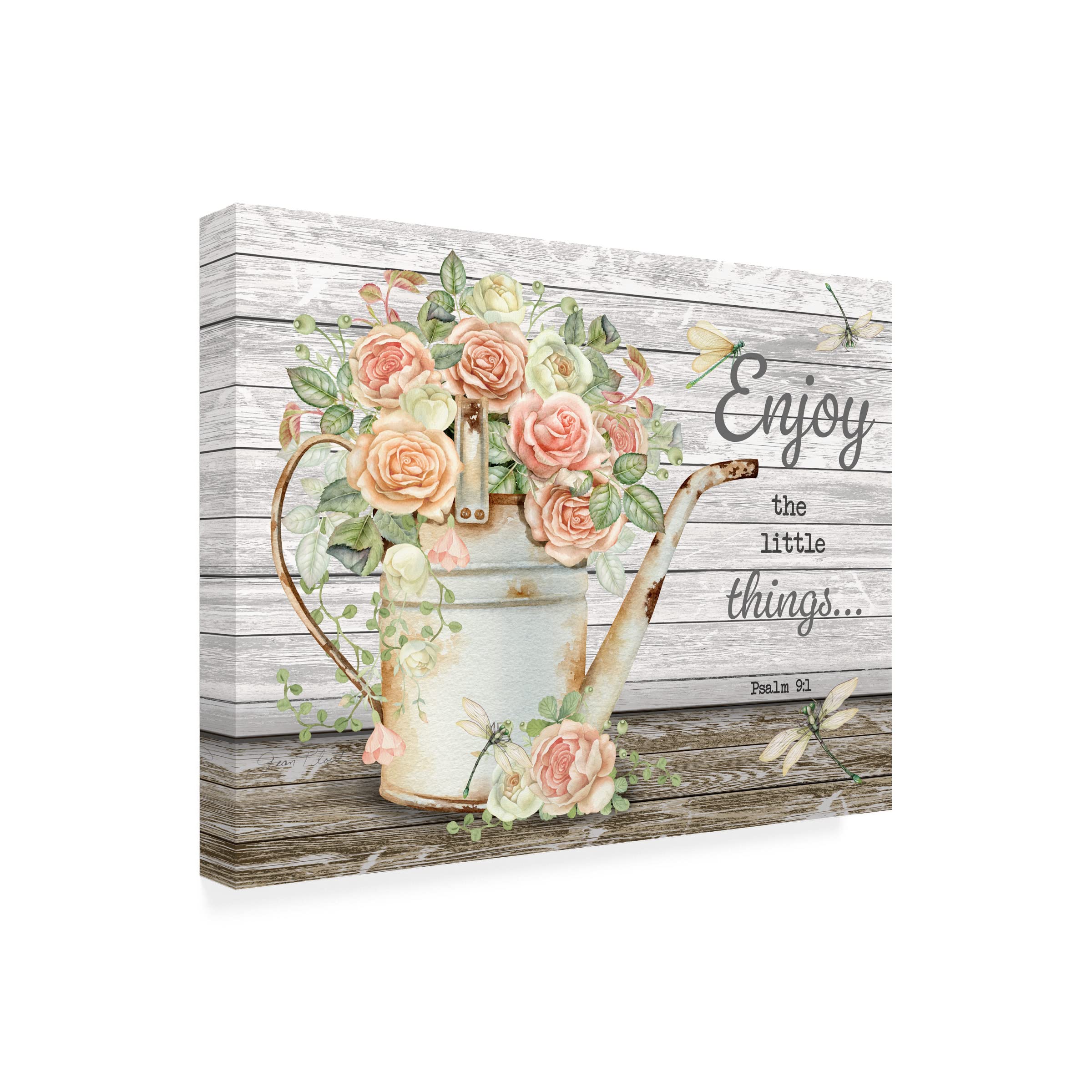 Trademark Fine Art 'Bouquets of Inspiration B' by Jean Plout - 35x47 Inch Floral Canvas Wall Art - Perfect for Living Room, Bedroom & Office Decor