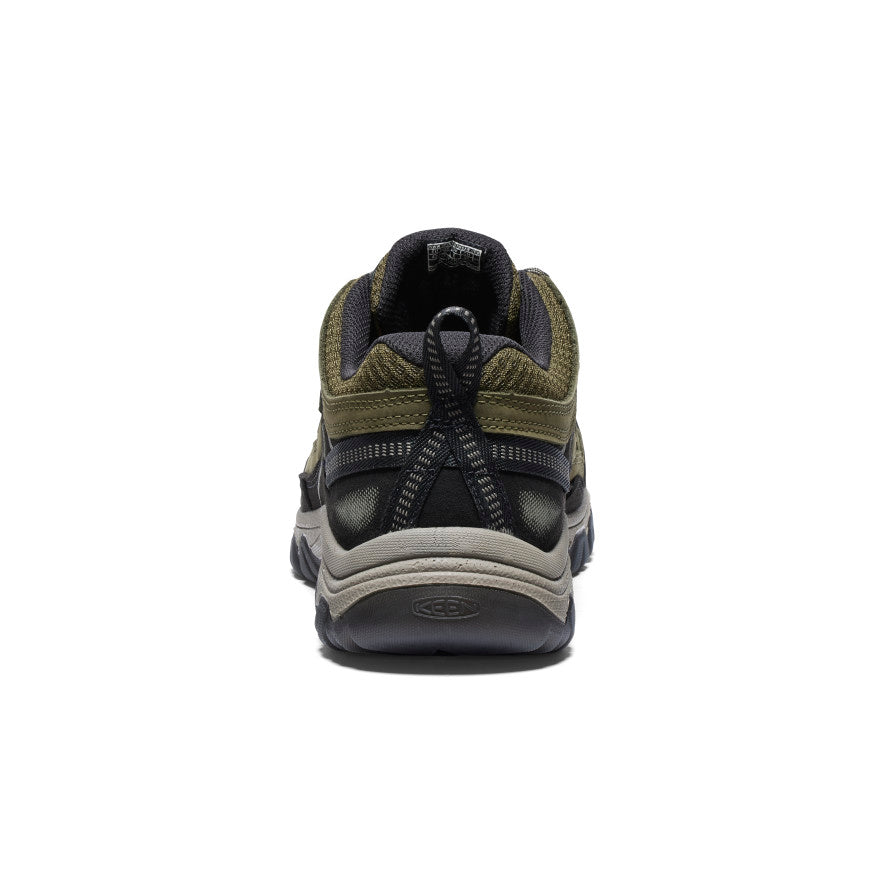 Men's Targhee IV Vented Hiking Shoes - Breathable Waterproof Trail Running Shoes for Outdoor Adventures in Dark Olive/Gold Flame | Perfect for Hiking, Camping & Backpacking