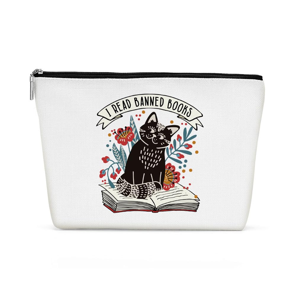 Funny Cat Mom Makeup Bag - Cute Cosmetic Pouch for Women, Cat Lover Gift for Birthday, Mother's Day, Nurse Appreciation - Travel Toiletry Organizer for Friends, Perfect for Daily Use & Gifting