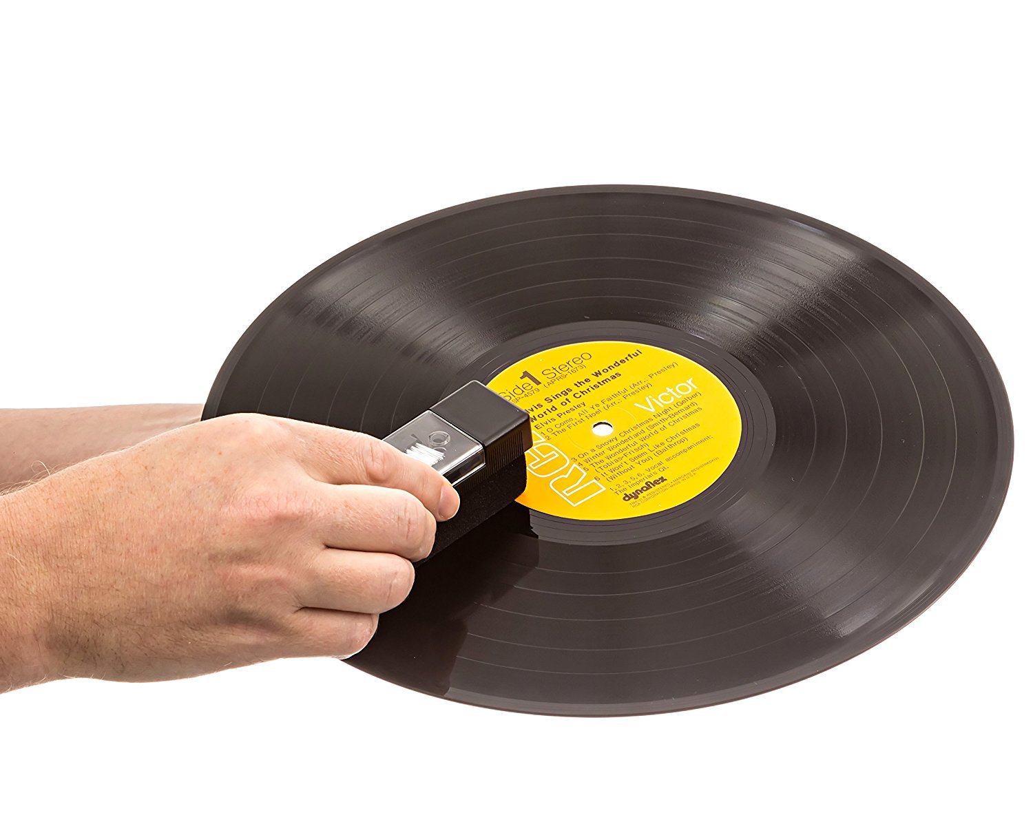 Anti-Static Record Cleaning Brush with Stylus Cleaner - Extend Vinyl Life for DJs & Collectors