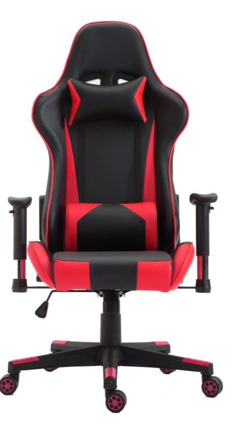 TITAN X SERIES 002 Ergonomic Gaming Chair with Lumbar Support - Black & Red for PC, Console, and Office Use