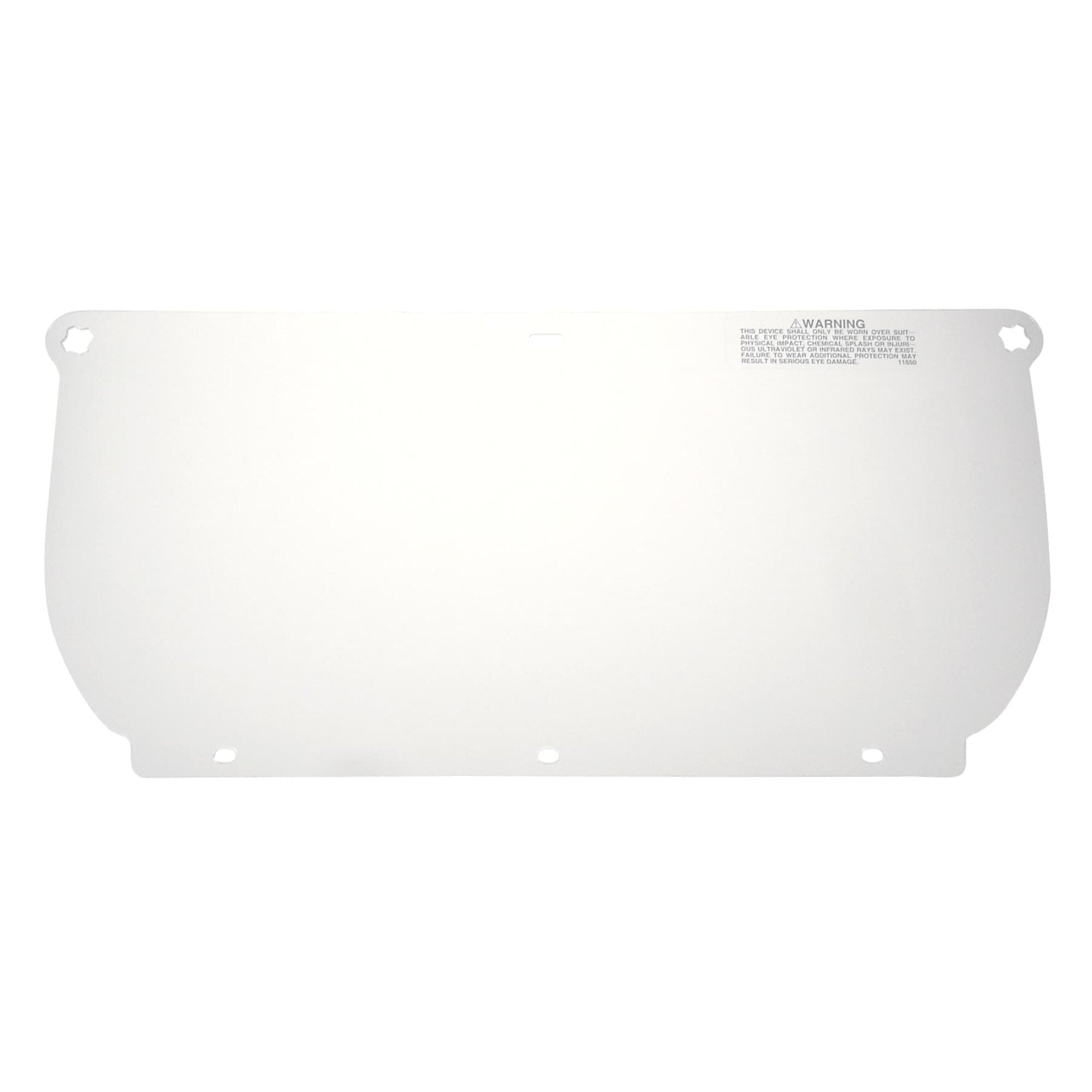 3M Clear Polycarbonate Faceshield WP98 (82543-00000) - Flat Stock Safety Shield for Construction, Woodworking & Industrial Use