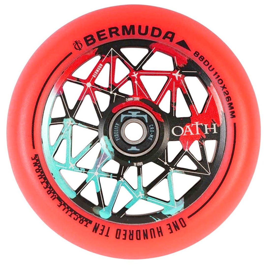 Oath Bermuda 120mm Skateboard Wheels - High Performance for Cruising, Longboarding & Street Skating