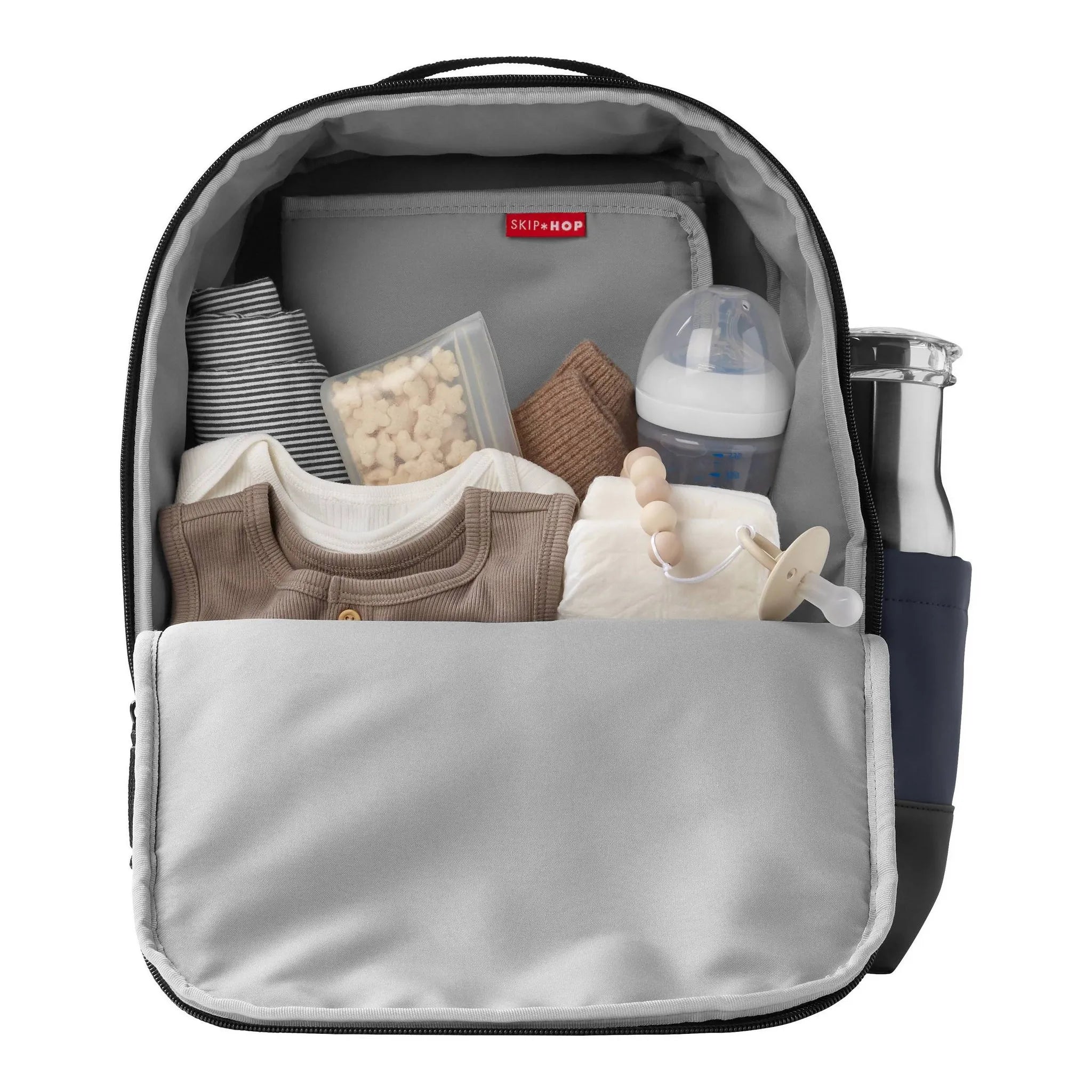 Skip Hop Flex Sporty Diaper Bag Backpack - Waterproof Baby Changing Backpack for Parents - Perfect for Travel, Daycare & On-the-Go Moms