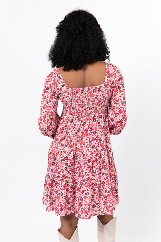 All About You Multi Smocked Knit Floral Dress - Women's Summer Casual Outfit for Beach, Party & Date Night | Final Sale