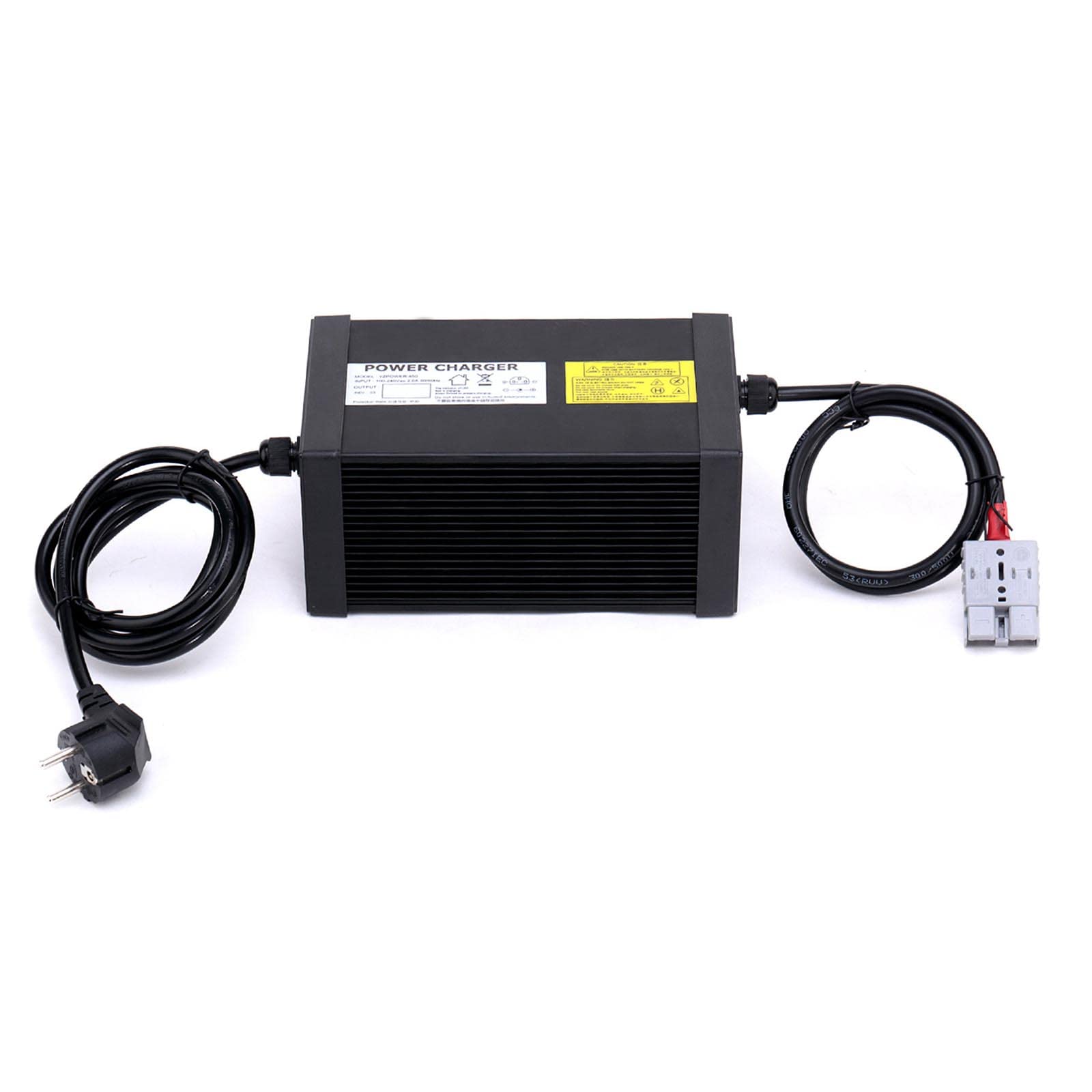 JMYSD 24V/36V/48V/60V Fast Smart Battery Charger for Lead-Acid Batteries - Aluminum Shell with Cooling Fan | Perfect for Electric Scooters, Golf Carts & Power Wheelchairs