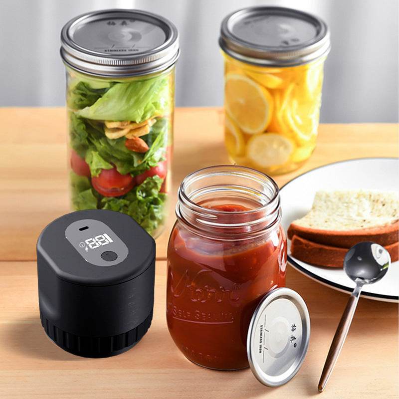 JarGuard Electric Vacuum Sealer Kit - Airtight Food Preservation System for Mason Jars | Perfect for Meal Prep, Sous Vide & Long-Term Food Storage