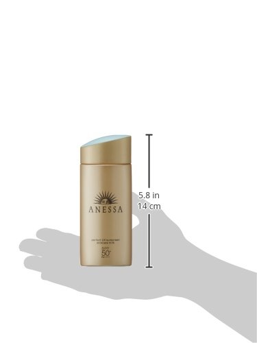 Shiseido Anessa Perfect UV Sunscreen Skincare Milk SPF50+ PA++++ - Lightweight, Water-Resistant Face & Body Sunscreen for Daily Protection, Outdoor Activities & Travel