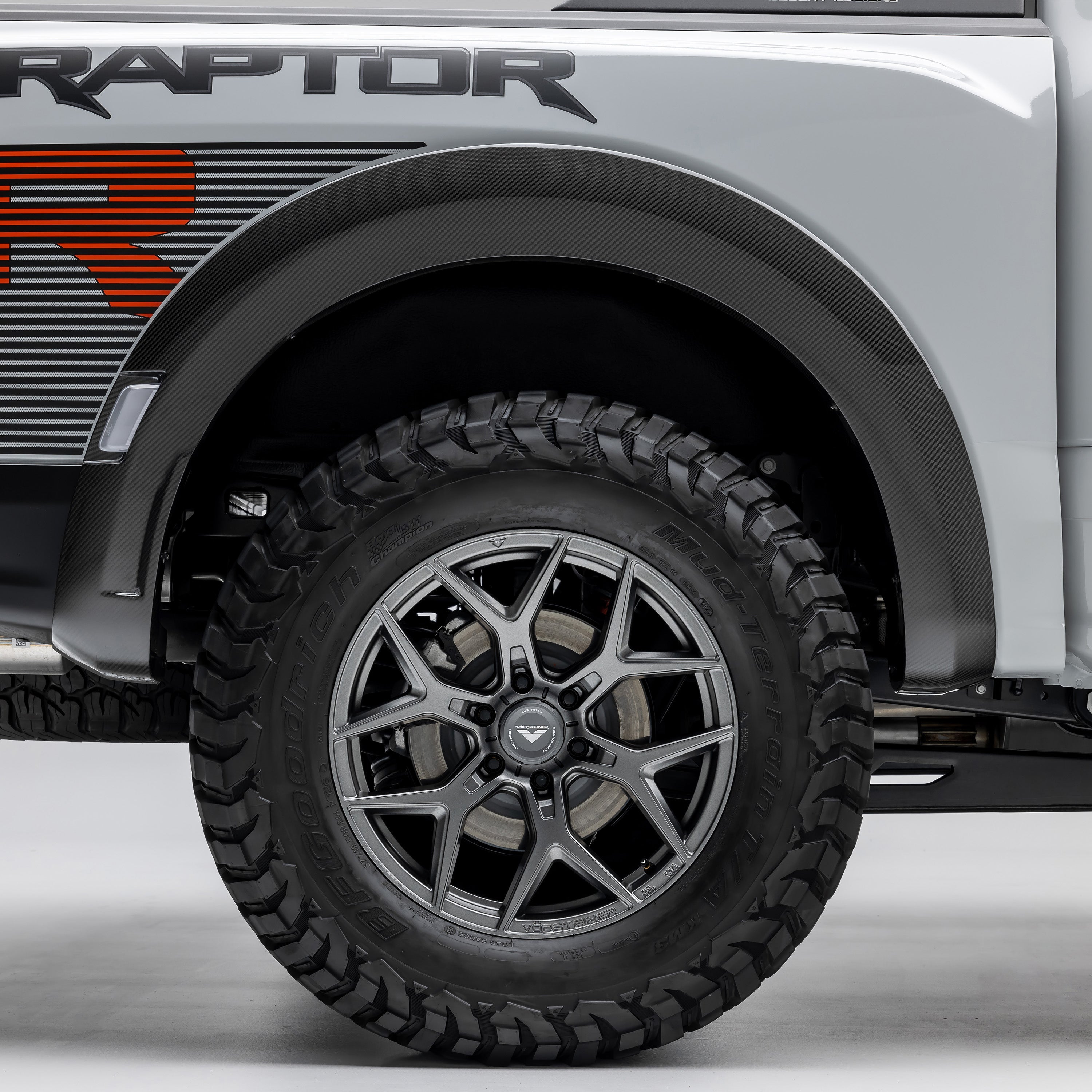 Ford F-150 Raptor R Carbon Fiber Fender Flares | 2x2 Twill Weave PP Material | Off-Road Protection & Style Upgrade for Trucks