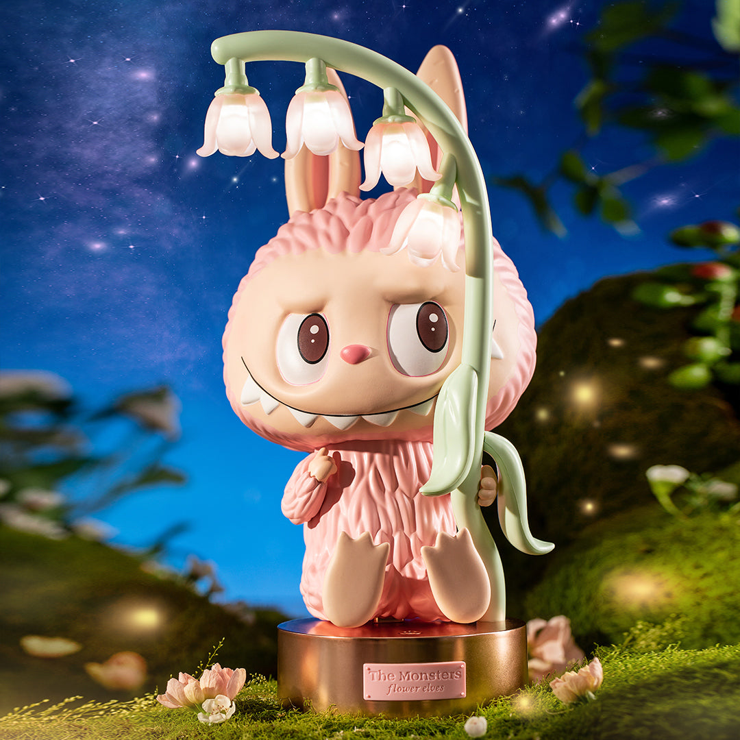 POP MART LABUBU The Monsters Flower Elves Night Light - Cute LED Desk Lamp for Bedroom, Nursery & Office Decor | Unending Love Collection