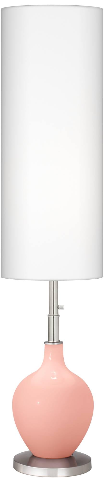 Modern Glass Rose Pink Floor Lamp - 60