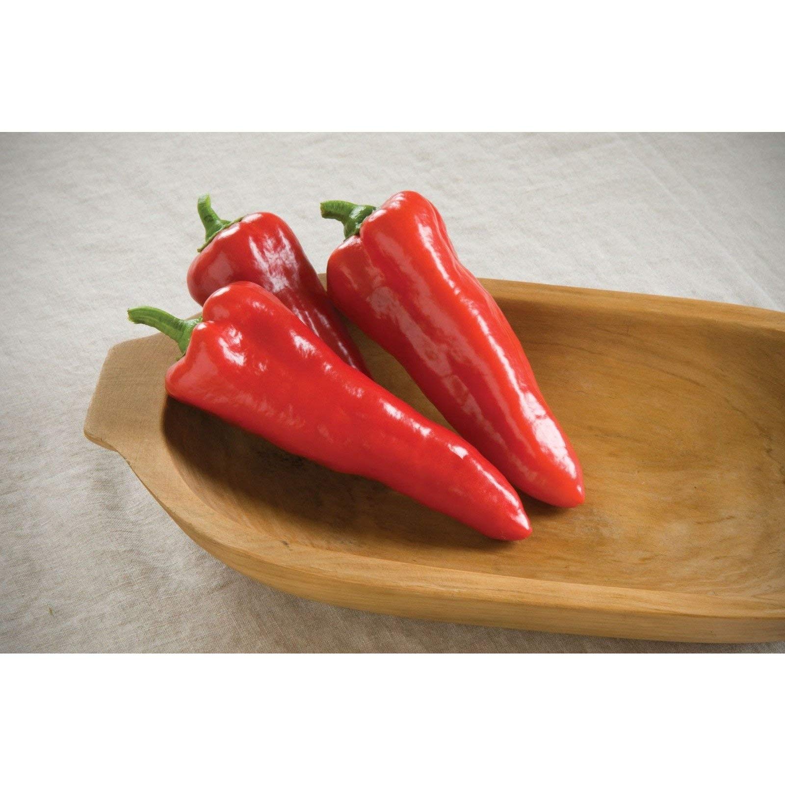 Carmen Italian F1 Hybrid Pepper Seeds - 40 Count Pack for Home Gardening, Container Planting & Fresh Cooking | Non-GMO, High Yield Vegetable Seeds for USDA Zones 5-11