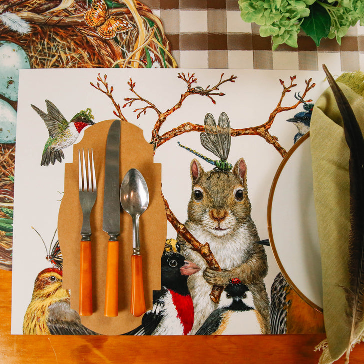 Bug Day Afternoon Placemat - Fun Insect-Themed Table Mat for Kids & Adults - Perfect for Picnics, Parties, and Everyday Dining