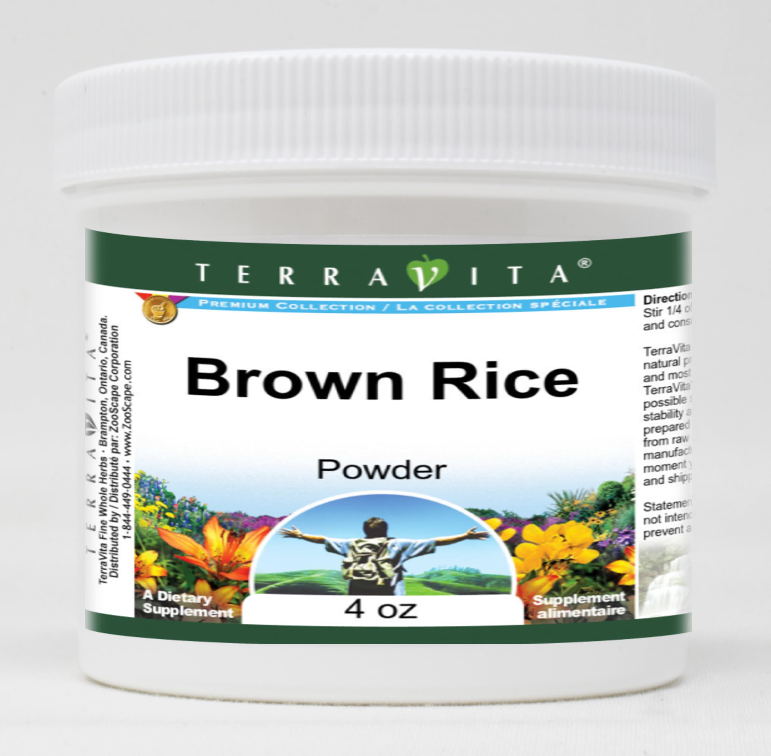 Organic Brown Rice Powder - 4 oz | Gluten-Free, Non-GMO, Vegan Superfood for Baking & Smoothies | Perfect for Healthy Recipes & Weight Loss Diets