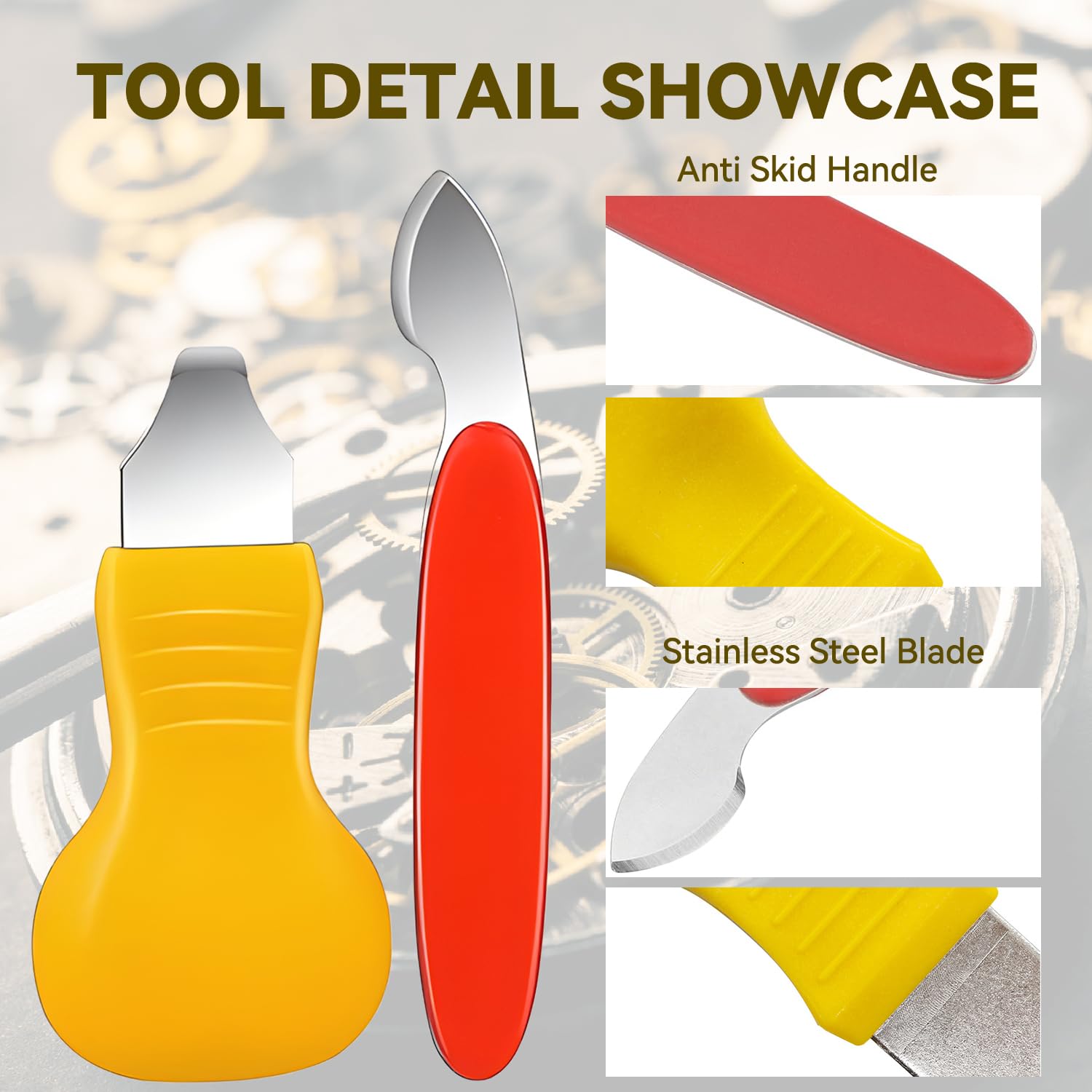 GYU Watch Case Opener Tool - Professional Back Cover Remover Knife for Watch Repair & Battery Replacement - Perfect for Jewelers, Watchmakers & DIY Enthusiasts