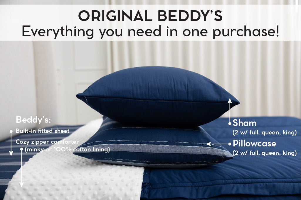 Evan Beddys - Premium Bedding Set for Ultimate Comfort | Soft & Breathable Sheets, Duvet Cover & Pillowcases | Perfect for Home, Hotel, and Airbnb Use