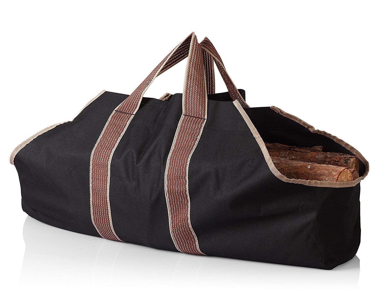 Premium Firewood Bags for Camping & Fireplace - Heavy Duty Log Carrier with Handles - Perfect for Outdoor Adventures, Wood Storage & Firewood Transport