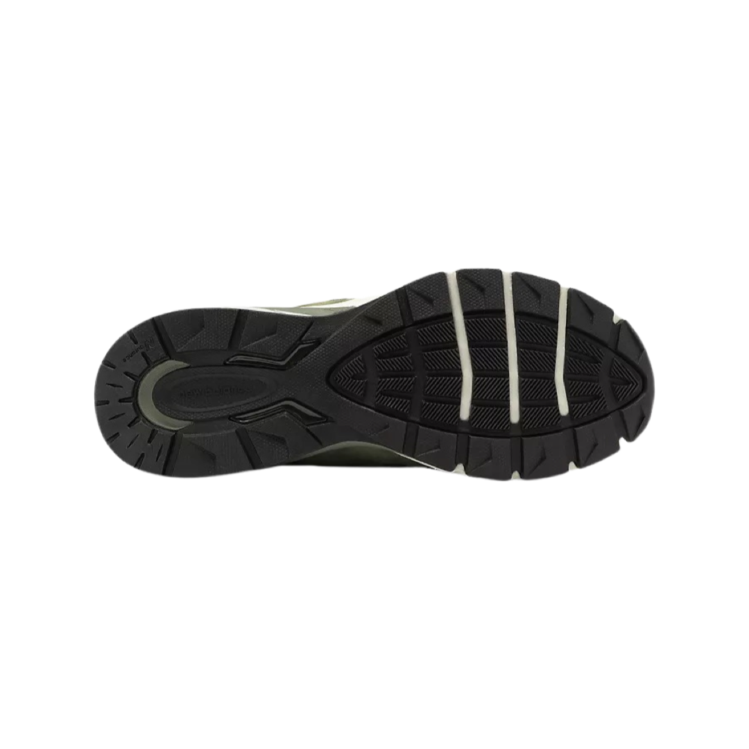 New Balance 990 V5 Running Shoes for Men - Covert Green | Lightweight Cushioned Sneakers for Jogging, Walking & Gym Workouts