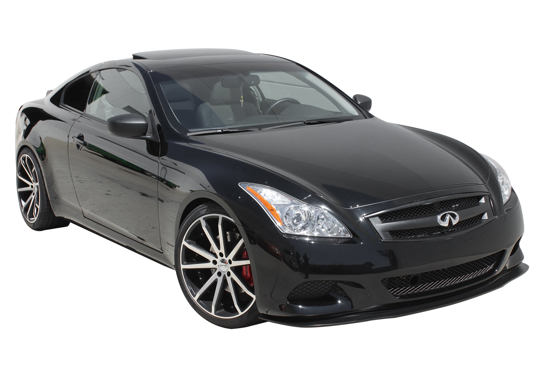 2008-2010 Infiniti G37 Front Bumper Lip Splitter - OEM Sport Style Spoiler (Part #1036040SP) | Enhances Aerodynamics & Aggressive Look for Street or Track Racing