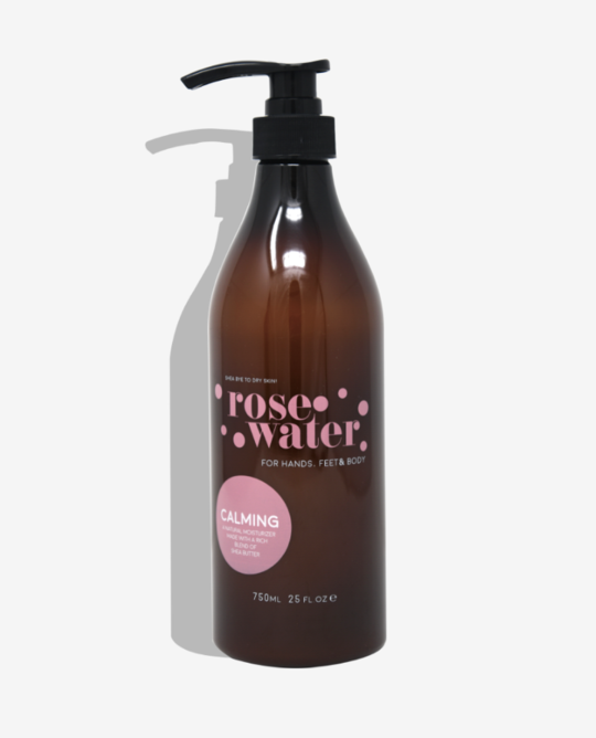 AVRY BEAUTY Moisturizing Lotion for Hands, Feet & Body with Rose Water - Hydrating & Nourishing Skin Care for Dry Skin - Perfect for Daily Use, Spa Days & Gift Giving