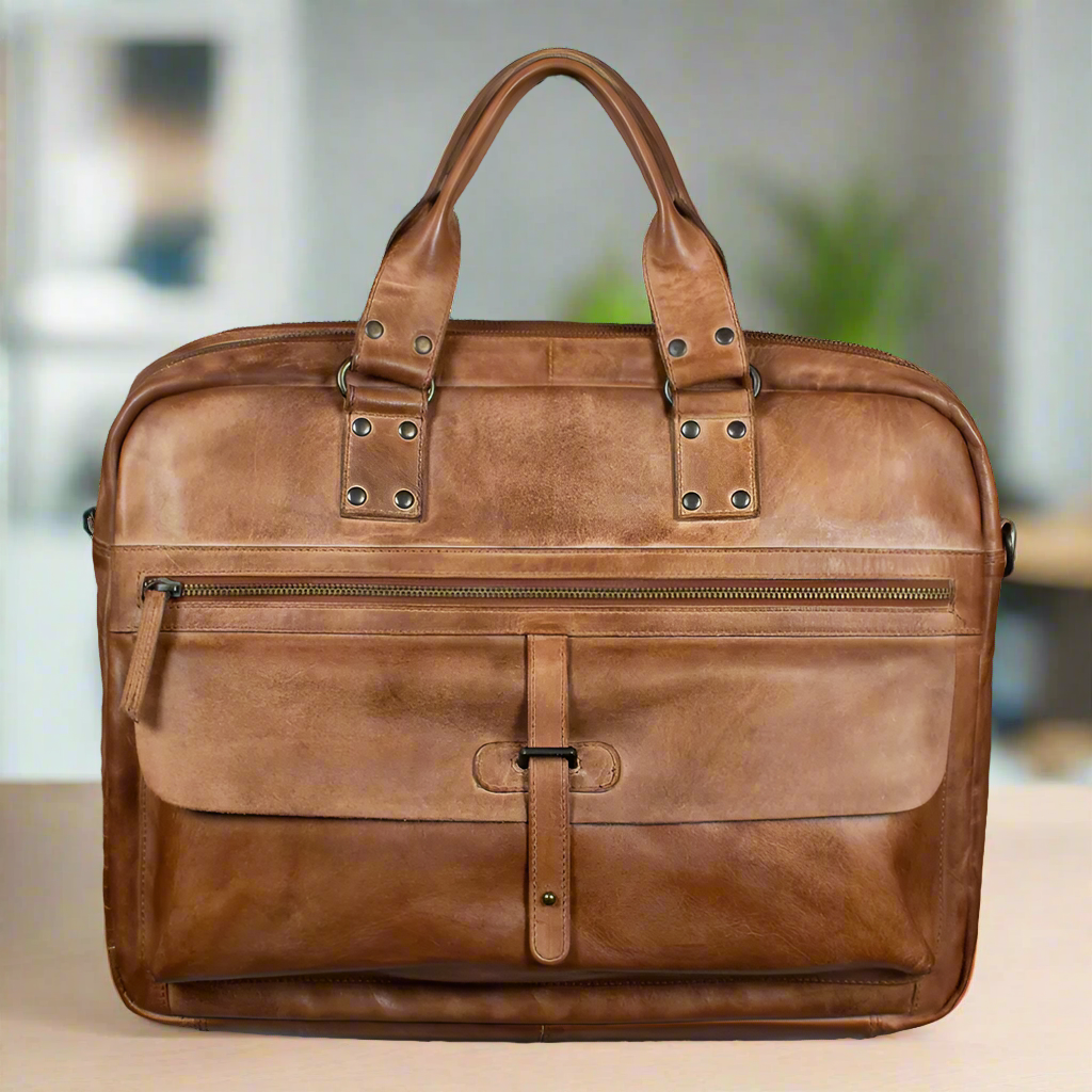 Premium Laptop Bag for Women & Men - Slim Lightweight Business Backpack with USB Charging Port - Perfect for Work, Travel & College (15.6 Inch)
