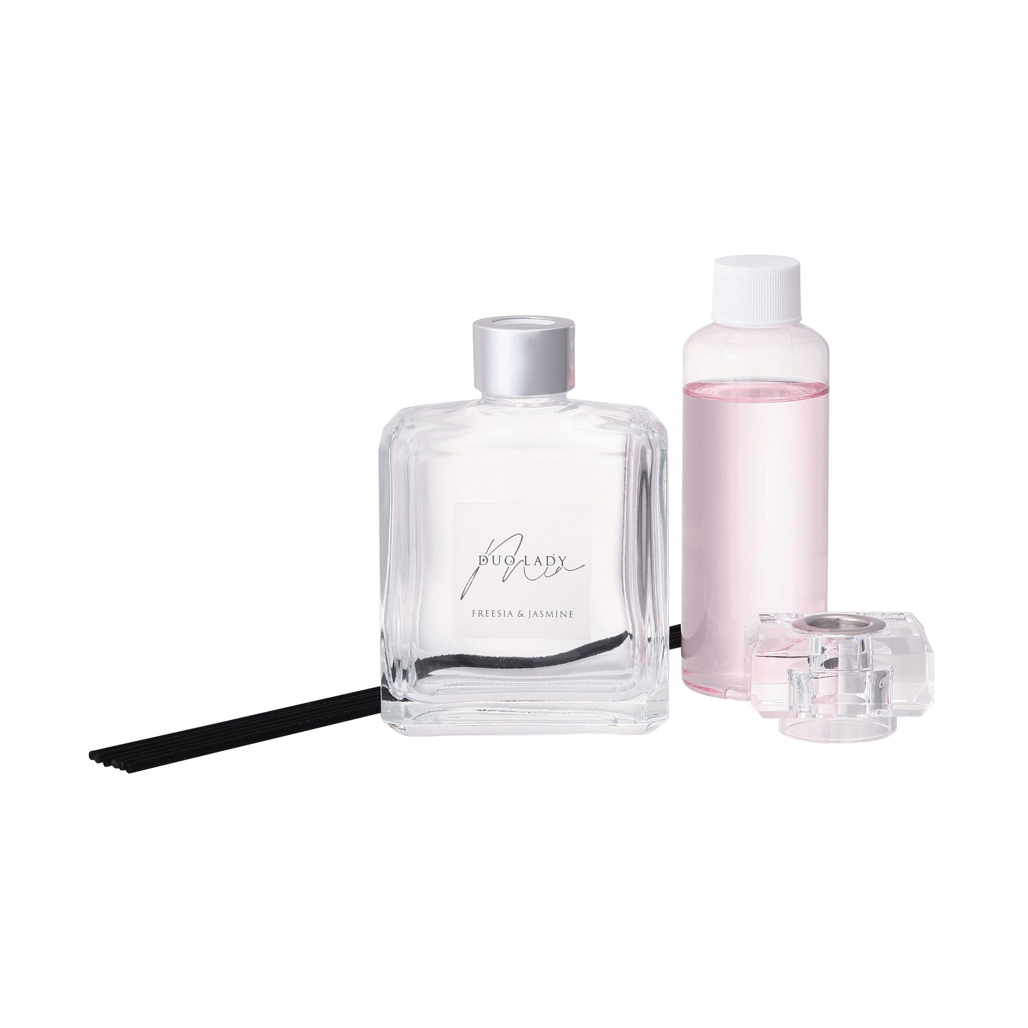 Duo Lady Fragrance Diffuser Pink - Elegant Home & Office Aromatherapy Essential Oil Diffuser for Women, Perfect for Bedroom, Bathroom, Spa and Yoga Room Relaxation