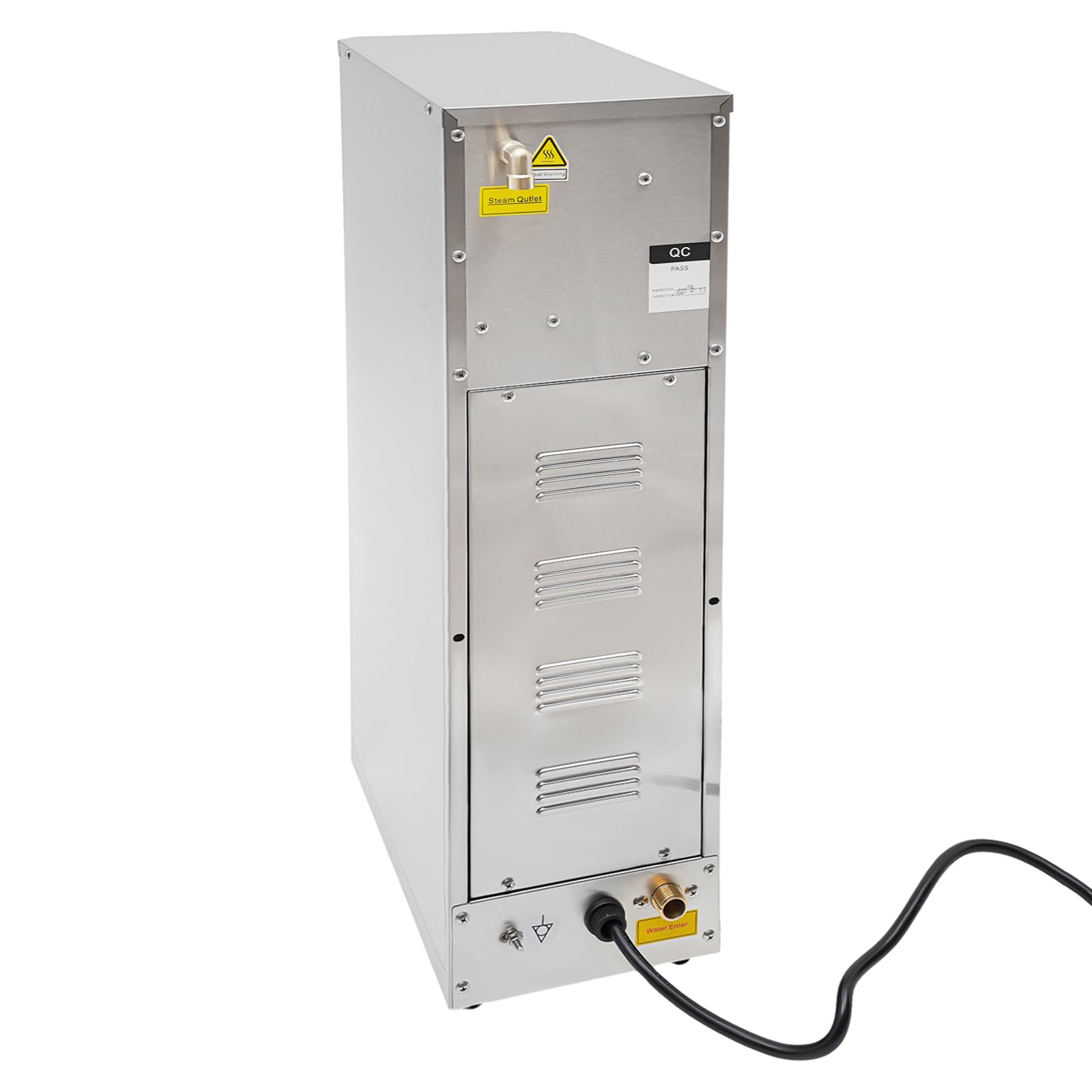 DYNAMI 3000W Commercial Hot Water Dispenser - 5.3 Gallon (20L) Large Capacity Electric Water Boiler with 304 Stainless Steel Tank - Intelligent Step Heating Technology - Perfect for Tea, Coffee, Restaurants, Cafes, Offices & Home Use (Silver)
