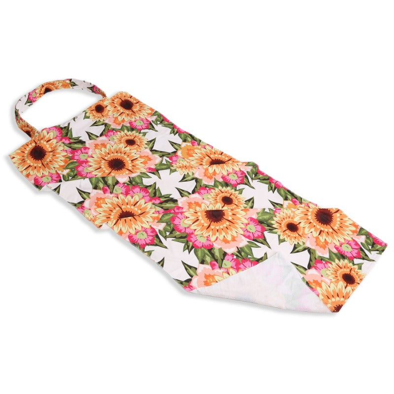Summer Sunflowers 2-in-1 Beach Towel & Tote Bag - Large Waterproof Sand-Resistant Towel with Carry Bag for Pool, Beach, Picnic & Outdoor Activities