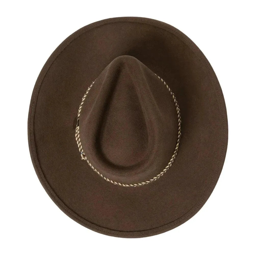 Stetson Rawhide 3X Buffalo Crushable Soft Wool Felt Cowboy Hat for Men - Western Style, Durable & Comfortable - Perfect for Rodeo, Outdoor Adventures & Country Music Festivals