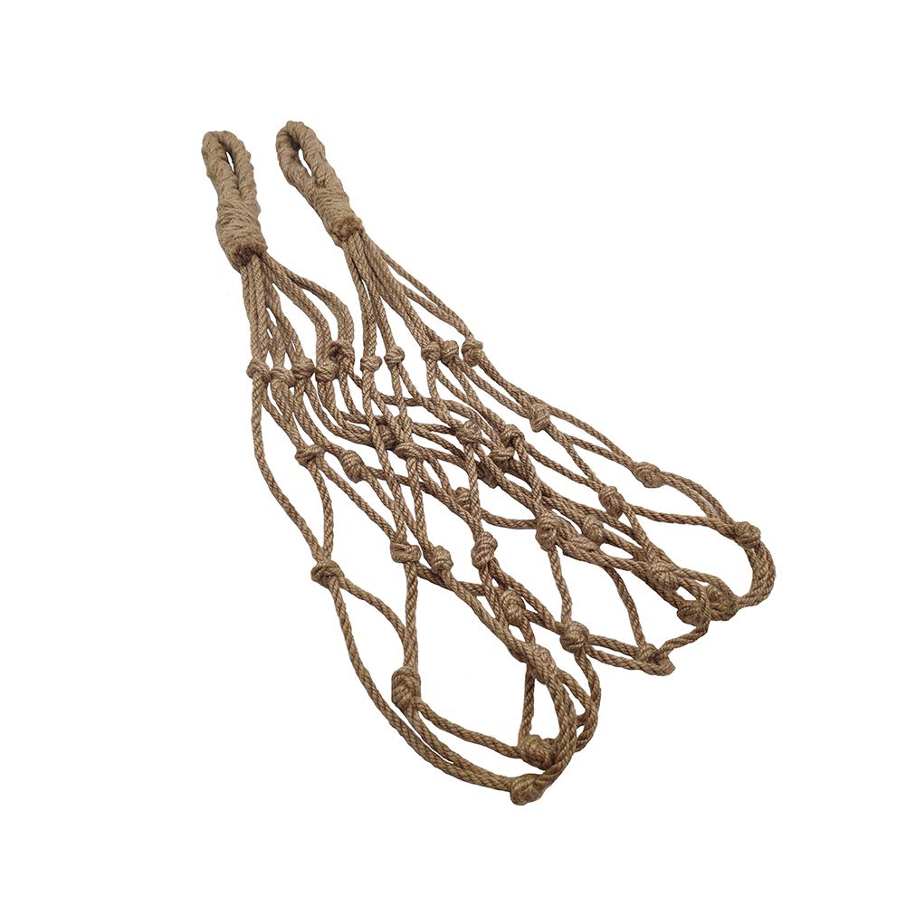 Handmade Nautical Rope Towel Holder & Toilet Paper Holder - Rustic Bathroom Decor for Coastal, Beach House & Farmhouse Style Homes