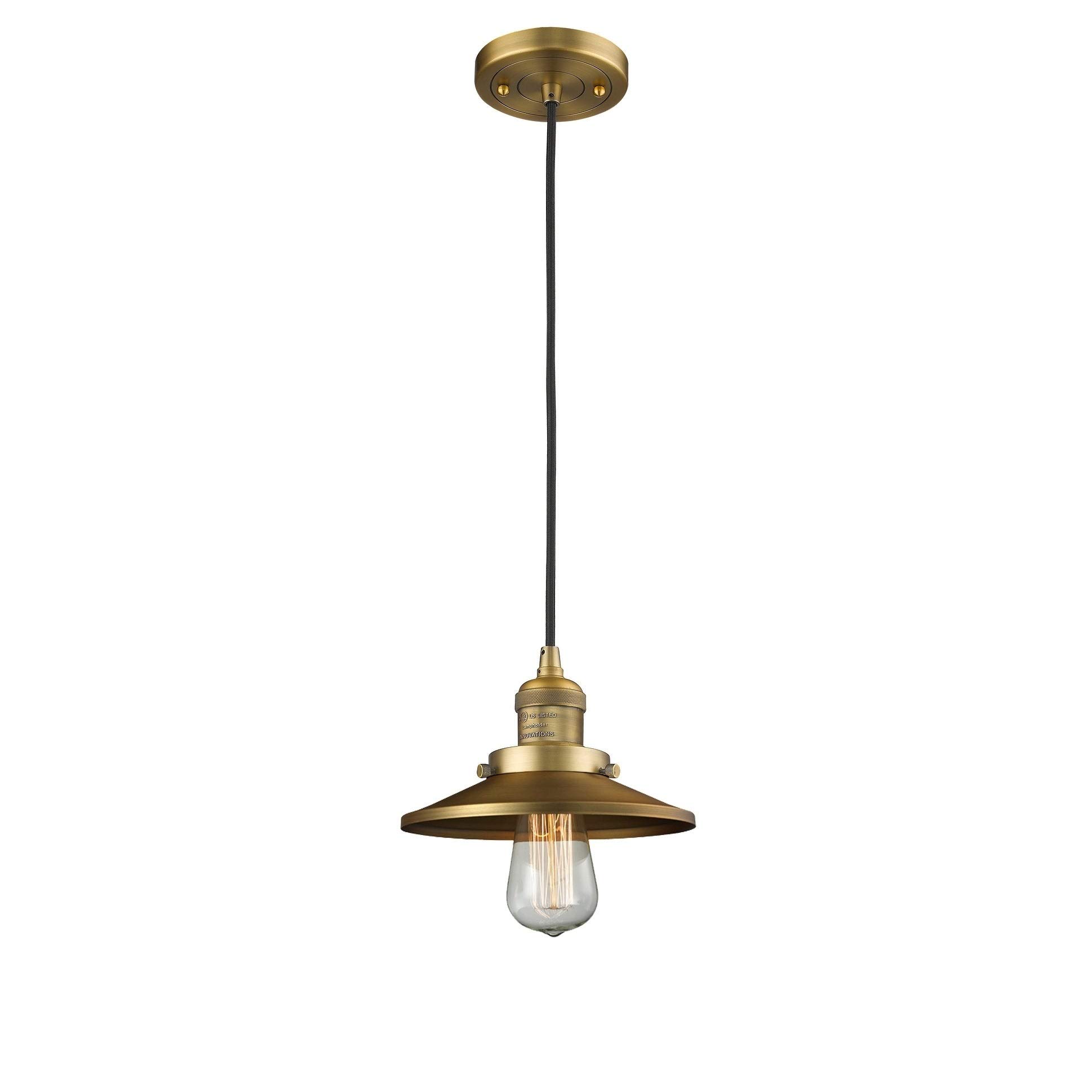 Innovations INNO201C-SN-M2-LED Mini Pendant Light - Modern LED Ceiling Fixture in Pewter, Nickel & Silver - Perfect for Kitchen Island, Dining Room or Bedroom Lighting