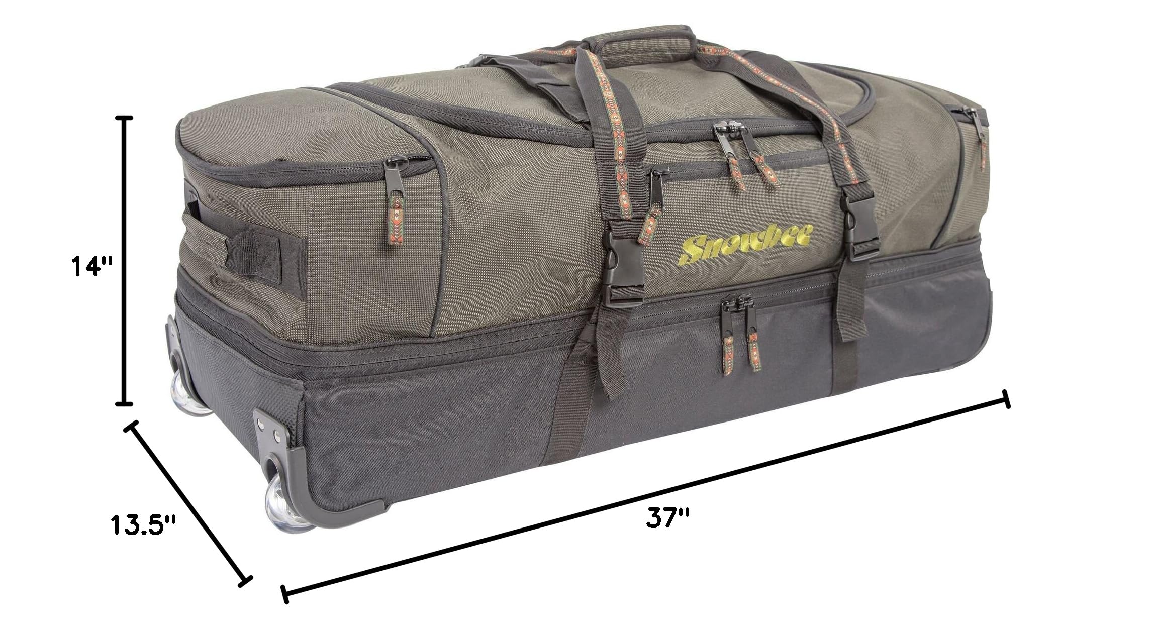 Lightweight Travel Backpack - Green & Black One Size - Perfect for Hiking, Camping & Daily Commute