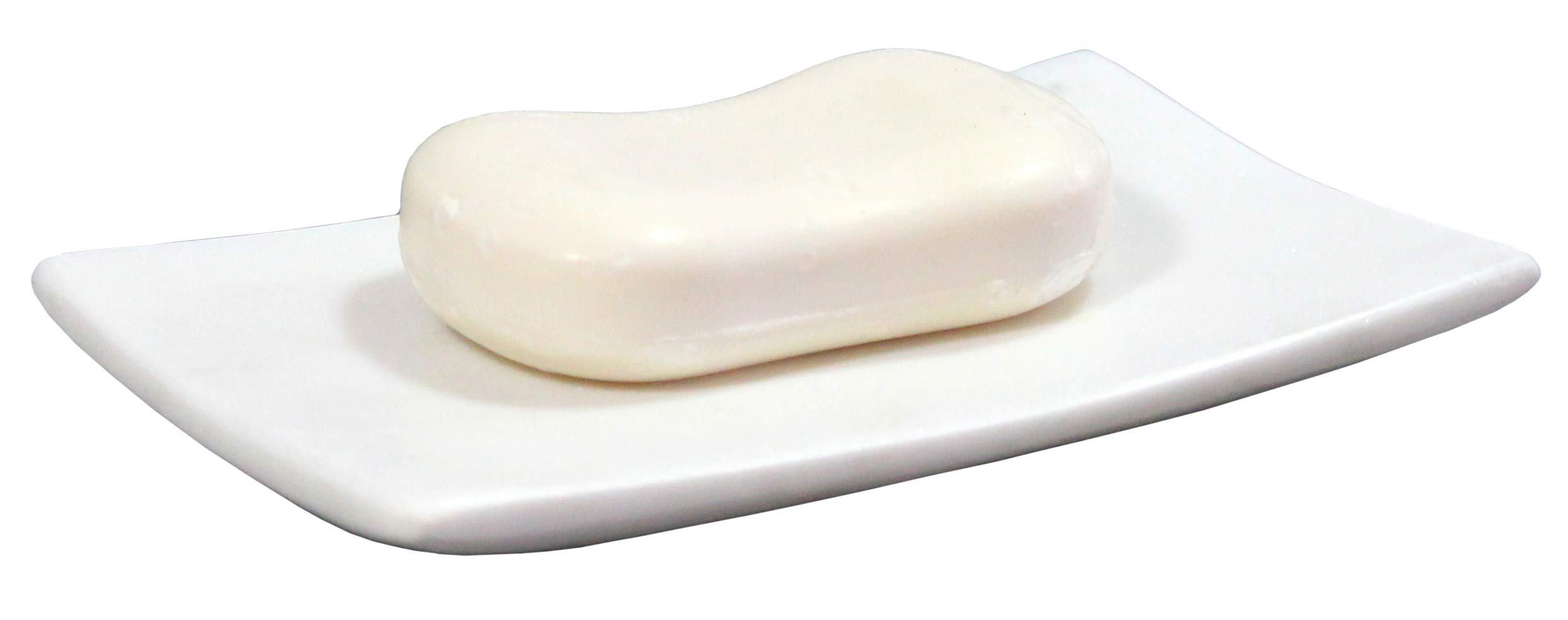 Natural Marble Soap Dish - Elegant Bathroom Accessory for Sink, Bathtub & Shower | Perfect for Spa, Luxury Home & Hotel Decor