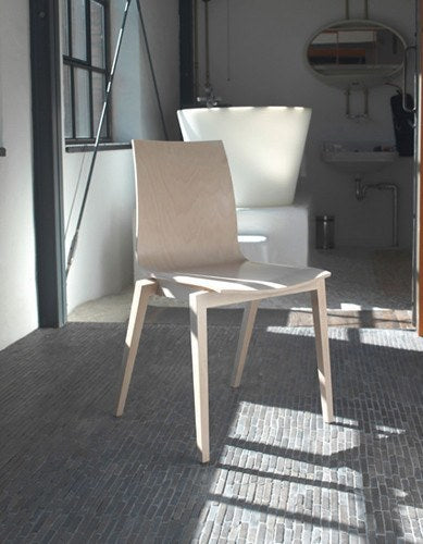 Stockholm Side Chair by Ton - Modern Wooden Dining Chair for Kitchen, Restaurant & Office - Scandinavian Design with Comfortable Seat & Sturdy Frame