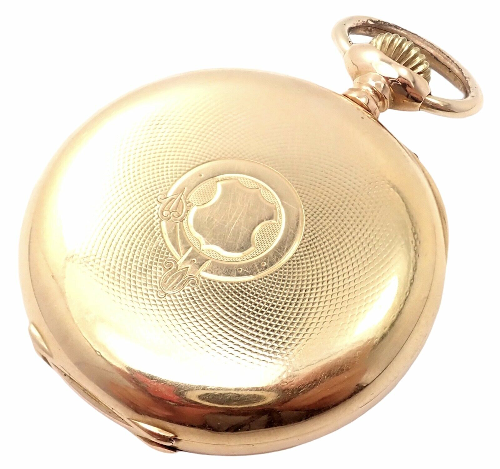 Vintage Patek Philippe 18k Yellow Gold Triple Signed Pocket Watch c.1890 - Antique Swiss Luxury Timepiece for Collectors & Special Occasions