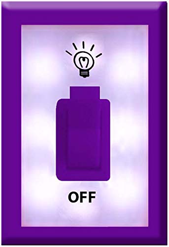 Best Portable Night Light Switch - 4-Piece Family Pack with Multiple Colors (Ideal for Kids' Rooms, Hallways & Nurseries)