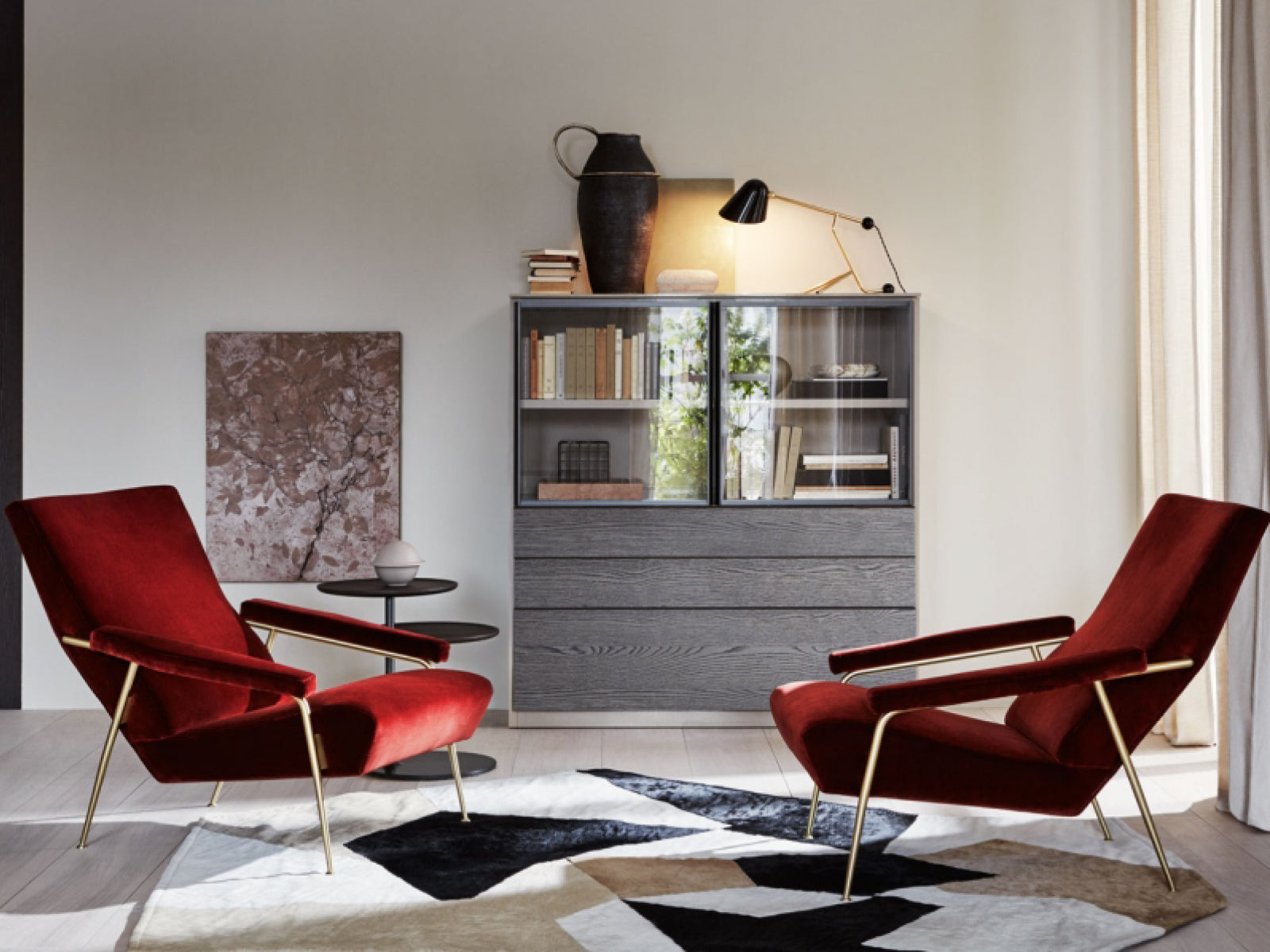 Modern D.153.1 Lounge Chair - Comfortable Mid-Century Style Accent Chair for Living Room, Bedroom & Office - Perfect for Relaxing, Reading & Home Decor