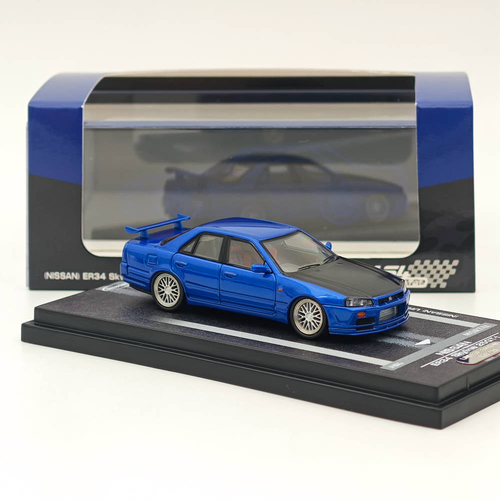 1:64 Scale Nissan Skyline ER34 25GT Diecast Model Car - Highly Detailed Miniature Collectible Toy for Hobbyists & Car Enthusiasts - Perfect for Display, Gifts & Racing Scenes (2024 Tuning Edition)
