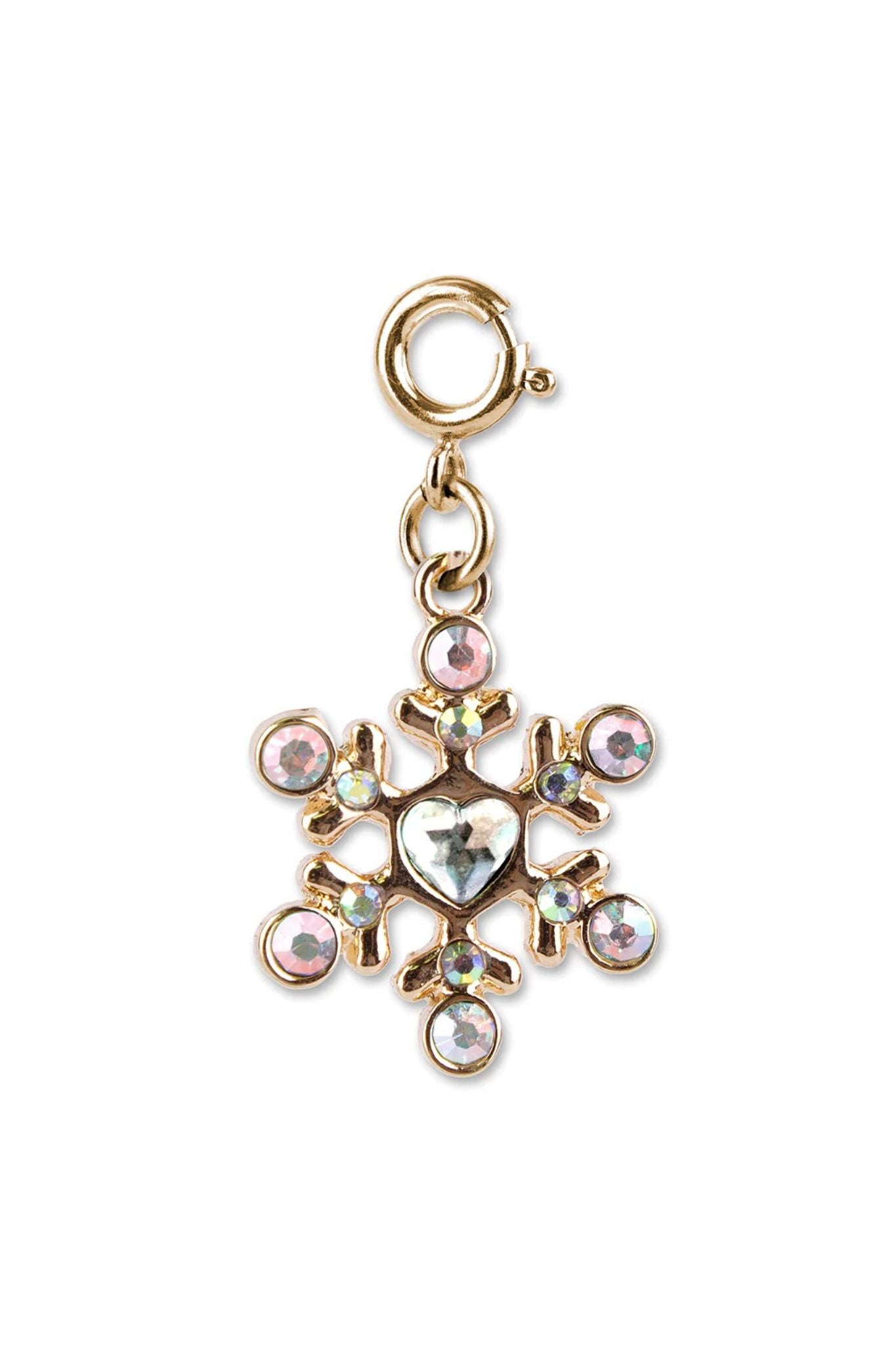 14K Gold Snowflake Charm Pendant Necklace for Women - Elegant Winter Jewelry Gift for Christmas, Valentine's Day & Special Occasions