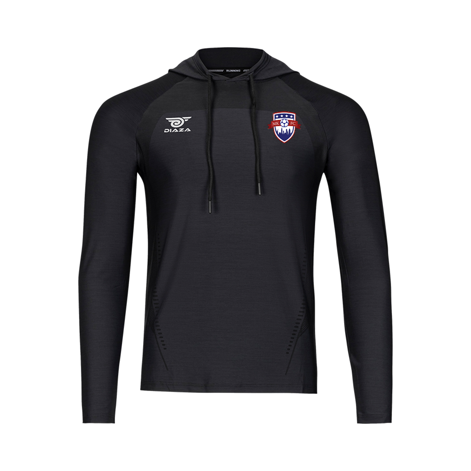 Men's Manhattan Kickers Suba Hooded Long Sleeve Sweatshirt - Warm Fleece-Lined Pullover for Outdoor Activities & Casual Wear