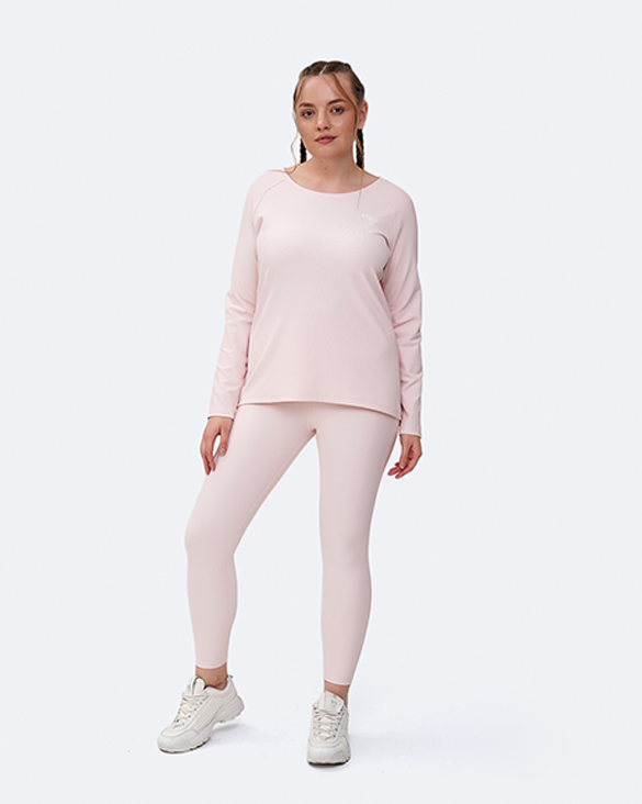 Pink Vanilla Long Sleeve T-Shirt for Women - Soft Cotton Comfort Fit Top - Perfect for Casual Wear, Layering & Everyday Outfits